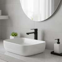 72588670 Rebris S Змішувач д/раковини 110 CoolStart EcoSmart з д/к, чорний матовий (1 сорт) HANSGROHE фото 5