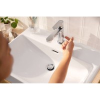 72588000 Rebris S Змішувач д/раковини 110 CoolStart EcoSmart з д/к, хром (1 сорт) HANSGROHE фото 1