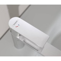 72587000 Rebris E Змішувач д/раковини 80 CoolStart EcoSmart+ з д/к, хром (1 сорт) HANSGROHE фото 2