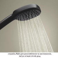 1053362430 Cubeo Прихована душова система з Tempesta 250, чорний матовий (1 сорт) Grohe фото 8