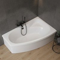 S301-098 SICILIA NEW Ванна асиметрична 170х100 правостороння (1 сорт) CERSANIT-С Україна фото 4