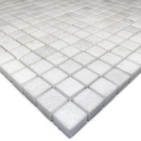 CL-MOS CCLAYRK23005 WHITE MINI MOSAIC (1 сорт) MOZAICO DE LUX фото 1