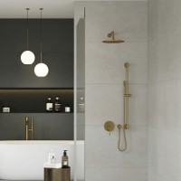 38736N076 KLUDI BOZZ 7in1 Душова система Вбудовані рішення, брашоване золото (38624N) (1 сорт) Kludi фото 3