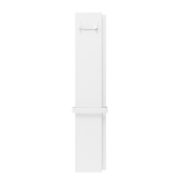 Радіатор електричний Whole Wall_2.0, з тримачем для рушників та халатів, Led-підсвітка, колір білий  Deweit