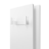Радіатор електричний Whole Wall_2.0, з тримачем для рушників та халатів, Led-підсвітка, колір білий  Deweit фото 3