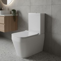 3110140 OPTIMA Компакт безобідковий + кришка  soft-close UF5200(3пак) (1 сорт) Devit фото 2