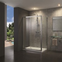 SHRC55126 PRIMERA PL FRAME Душова кабіна, розсувна - 120*80 реверсивна- хром/прозоре скло (1 сорт) PRIMERA PL фото 3