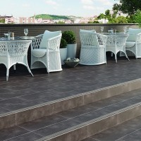 CITY SQUARES ANTHRACITE STEPTREAD (1 сорт) Cersanit фото 1