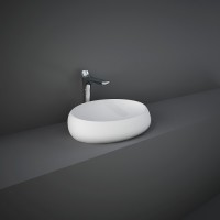 CLOCT6000500A CLOUD Раковина на стільницю, білий матовий, 60см (1 сорт) RAK Ceramics
