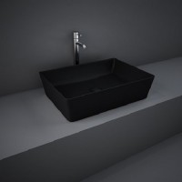 FEECT5000504A FEELING Раковина на стільницю, прямокутна, Matt Black, 50см (1 сорт) RAK Ceramics
