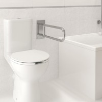 K97-035 Etiuda поручень настінний для туалету 75 см, відкидний (1 сорт) CERSANIT-С Україна фото 1