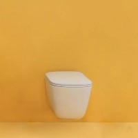 5114 30 Tribeca Унітаз підвісний безобідковий із шумоізоляцією та кріпленням WB9N, білий матовий (1  Kerasan фото 3