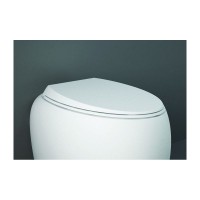 CLOSC3901WH Кришка д/унітазу CLOUD Duroplast, SLIM, Soft Close, Quick Release, біла глянцева (1 сорт RAK Ceramics фото 1