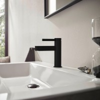 76023670 Finoris Змішувач д/раковини з д/к, чорний матовий (1 сорт) HANSGROHE фото 2