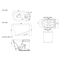 8390022 GRAND Компакт Clean Pro+кришка soft close (3уп) (1 сорт) Primera