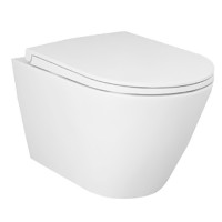 RST23500A+RSTSC3901500 FEELING Унітаз підвісний з кришкою SLIM Duroplast, Soft Close, Quick release, RAK Ceramics