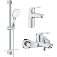 UA123238S3 Eurosmart Набір д/ванни (2змішувача+1душовий набір) (1 сорт) Grohe