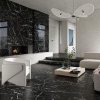 GRES MARMO MOROCCO BLACK RECT (1 сорт) Cerrad фото 3