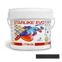 Клей-зат STARLIKE EVO 145/2.5кг Чорний (1 сорт) Litokol