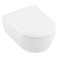 5656RS01 AVENTO Унітаз підвісний DirectFlush з кришкою QuickRelease/SoftClosing, White Alpin (1 сорт VILLEROY  BOCH фото 2