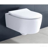 5656RS01 AVENTO Унітаз підвісний DirectFlush з кришкою QuickRelease/SoftClosing, White Alpin (1 сорт VILLEROY  BOCH фото 1
