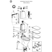 GB19299P0102 Зливний механізм для унітазів серії Nautic, Gustavsberg (1 сорт) Gustavsberg фото 1