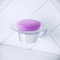 A8034200 Like Скляна мильниця з настінним тримачем (1 сорт) AM.PM фото 3