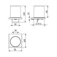 2138021B-BP SLIM black Дозатор рідкого мила, чорний матовий (1 сорт) Langberger фото 1