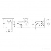 5685R001 ARCHITECTURA Унітаз підвісний (1 сорт) VILLEROY  BOCH