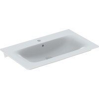 500.995.00.1 Вбудовуваний умивальник Geberit Selnova Square 80см, отвір для змішувача в центрі, пере Geberit