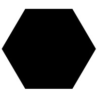 VERSALLES BLACK НЕХ (1 сорт) ALMERA CERAMICA (SPAIN)