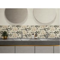 GRACIA GREY FLOWER SATIN (1 сорт) Cersanit