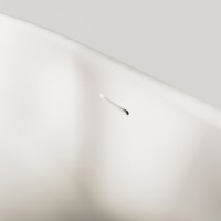 VABELS/00 BELLA Ванна окремостояча 170*80 см з литого (штучного) каменю Silkstone, з інтегрованим си PAA фото 5