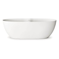 VABELS/00 BELLA Ванна окремостояча 170*80 см з литого (штучного) каменю Silkstone, з інтегрованим си PAA фото 4