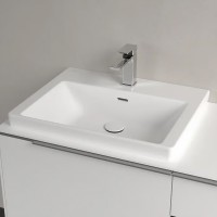 4A706GRW Subway 3.0 Раковина на тумбу 60, білий матовий (1 сорт) VILLEROY  BOCH фото 2