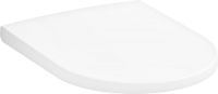60148450 EluPura S Кришка для унітазу soft-close, top fix, білий (1 сорт) HANSGROHE фото 4