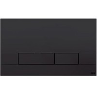 192903(148303) NARROW/NARROW OLIPURE Клавіша подвійного змиву, чорний soft touch (1 сорт) OLI фото 1