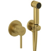 38998N076 Bozz Комплект гігієнічного душу, брашоване золото (1 сорт) Kludi