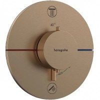 15554140 HG ShowerSelect Comfort S Зовнішня частина термостата на 2 споживачі, brushed bronze (1 сор HANSGROHE