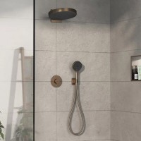 15554140 HG ShowerSelect Comfort S Зовнішня частина термостата на 2 споживачі, brushed bronze (1 сор HANSGROHE фото 2