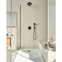 UA26415SC8 Eurosmart OHM набір для комплектації душа, 2 споживачі, чорний матовий (1 сорт) Grohe фото 7