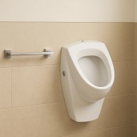 500.343.01.1 Selnova Уринал, підвід води зверху, задній випуск, білий глянець (без кріплення) (1 сор Geberit фото 4