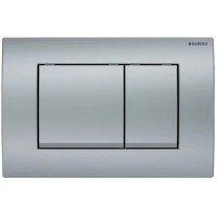115.137.46.1 Delta20 square Клавіша змиву з подвійним змивом: Матовий хром (1 сорт) Geberit фото 3