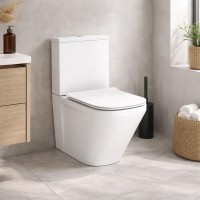 3010120 UP Компакт безобідковий+кришка quick-fix, soft-close NEW (нова тонка кришка) (1 сорт) Devit фото 4