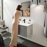 76023670 Finoris Змішувач д/раковини з д/к, чорний матовий (1 сорт) HANSGROHE фото 3