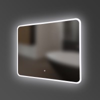 5257281 ACQUA Дзеркало 800х600 закруглене, з тачсенсором та LED підсвідкою (1 сорт) Devit фото 1