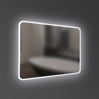 5257281 ACQUA Дзеркало 800х600 закруглене, з тачсенсором та LED підсвідкою (1 сорт) Devit фото 2