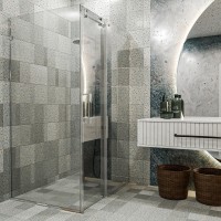 SE2340 ART 3.0 Кабіна душова, прямокутна, розсувна, 1200*800 мм, без піддона, скло прозоре, хром (1  Devit фото 2