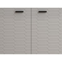 484050G Flow Тумба 50 з умивальником та ручками, сірий матовий (1 сорт) Devit фото 5