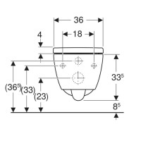 503.046.JT.1 iCon Комплект підвісного унітазу воронкоподібний, закрита форма, TurboFlush, з кришкою  Geberit фото 2